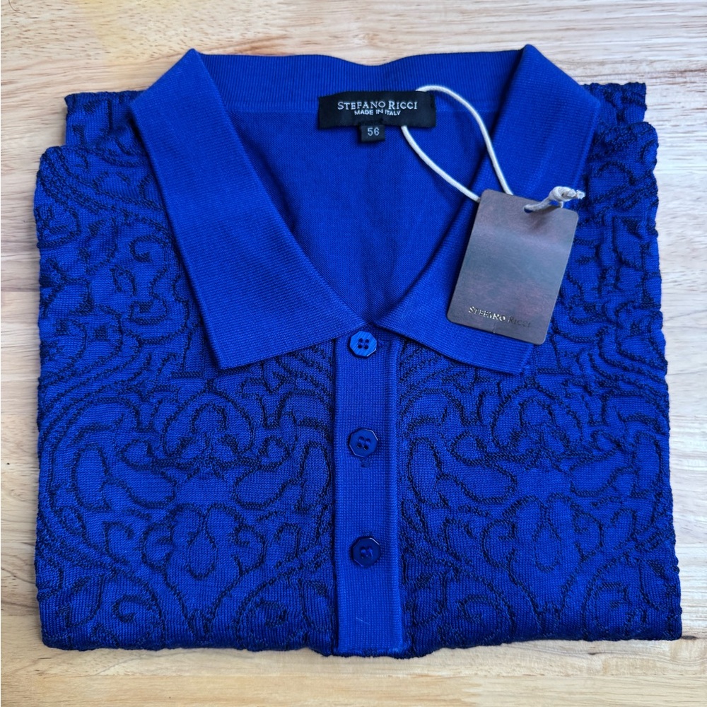 Stefano Ricci Royal Blue Knitwear